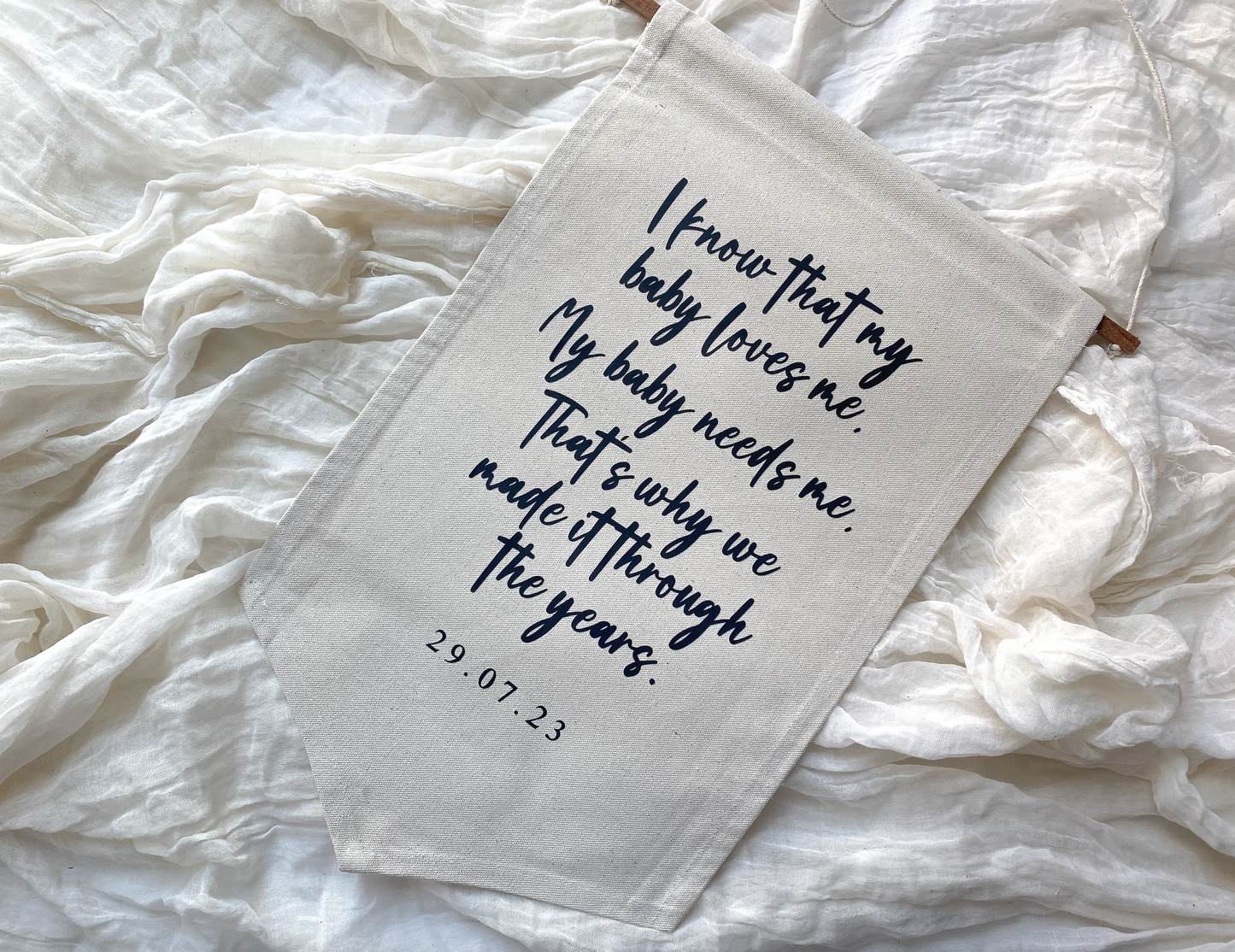 Large wedding song lyrics, quote banner flag