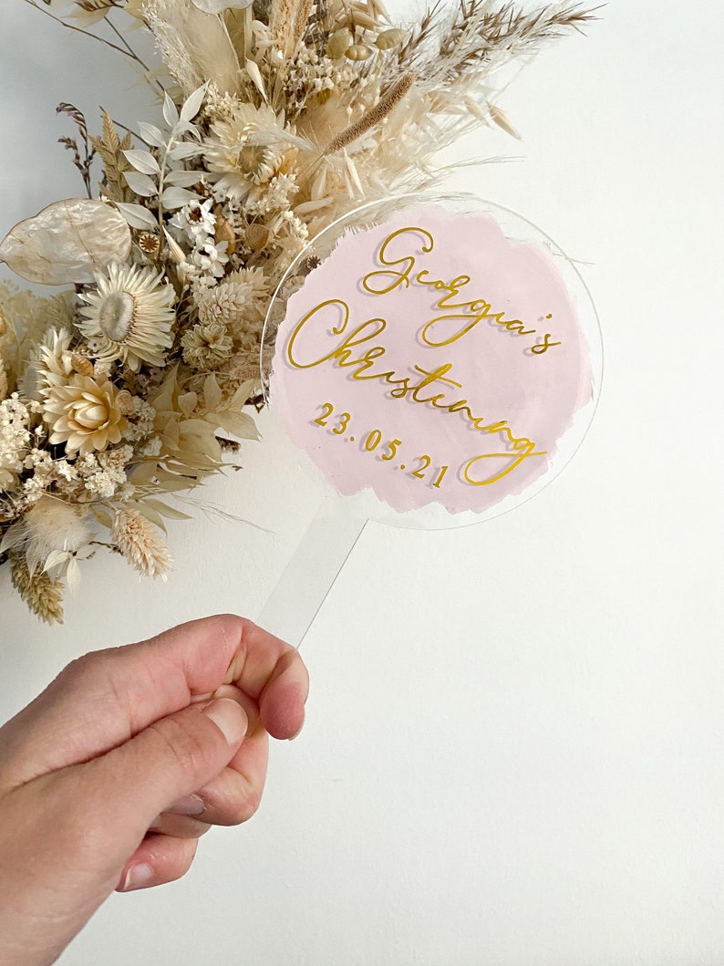 Baptism cake topper, christening cake topper, personalised christening baptism cake topper, special date, date, statement cake topper, acrylic cake topper, acrylic christening cake topper,