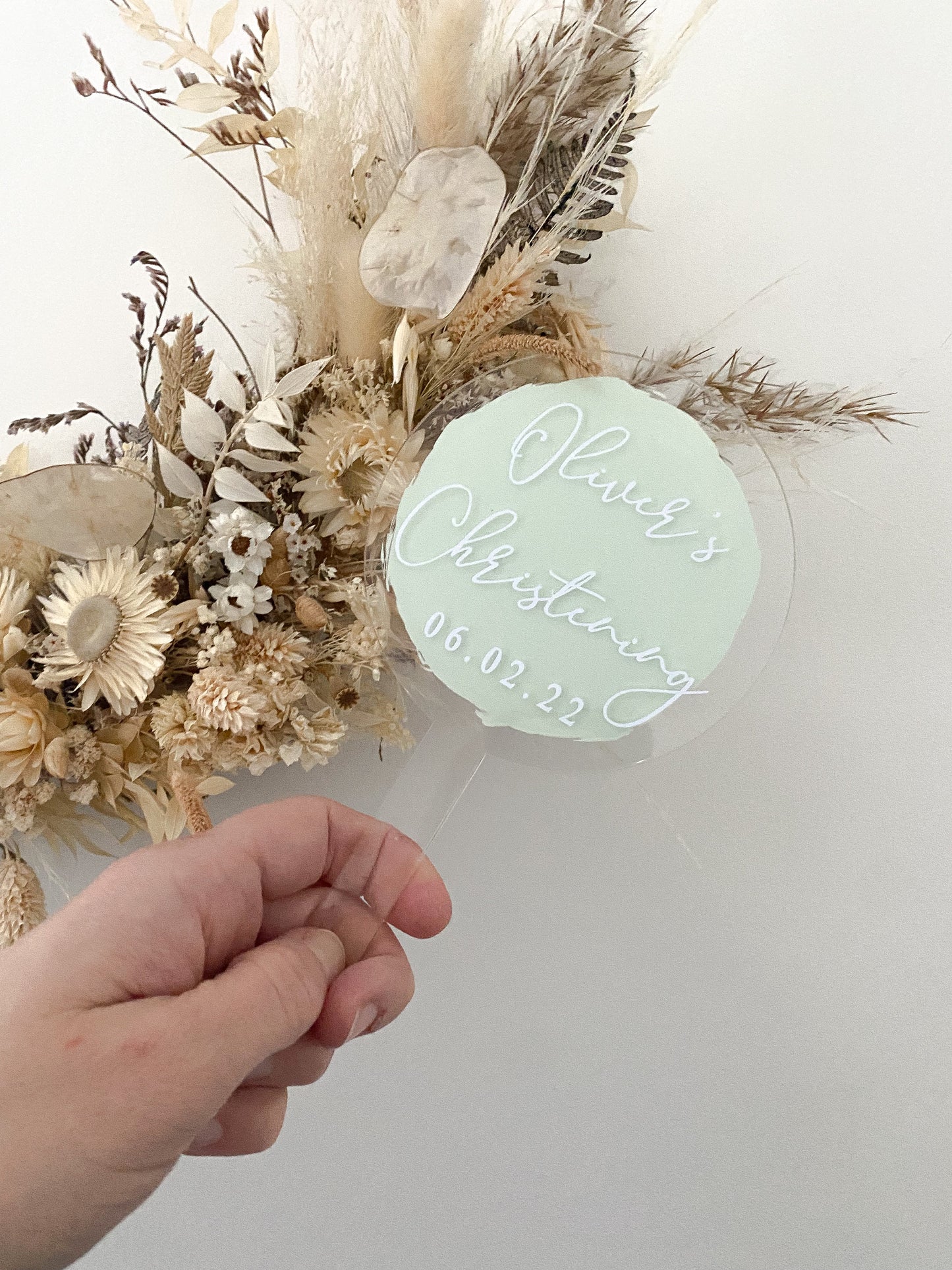 Baptism cake topper, christening cake topper, personalised christening baptism cake topper, special date, date, statement cake topper, acrylic cake topper, acrylic christening cake topper,