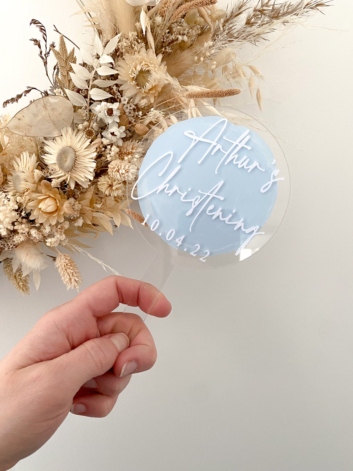 Baptism cake topper, christening cake topper, personalised christening baptism cake topper, special date, date, statement cake topper, acrylic cake topper, acrylic christening cake topper,
