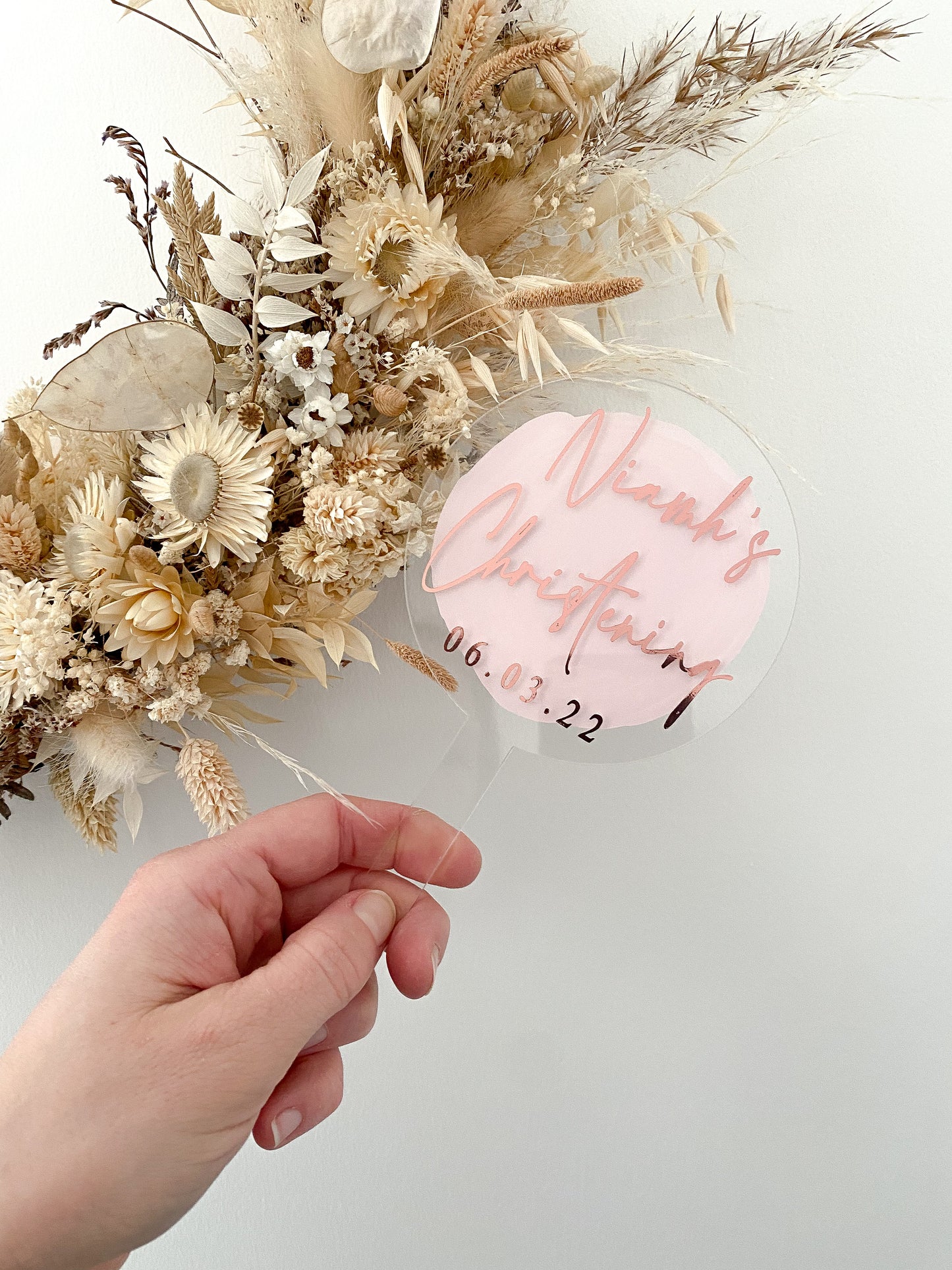 Baptism cake topper, christening cake topper, personalised christening baptism cake topper, special date, date, statement cake topper, acrylic cake topper, acrylic christening cake topper,