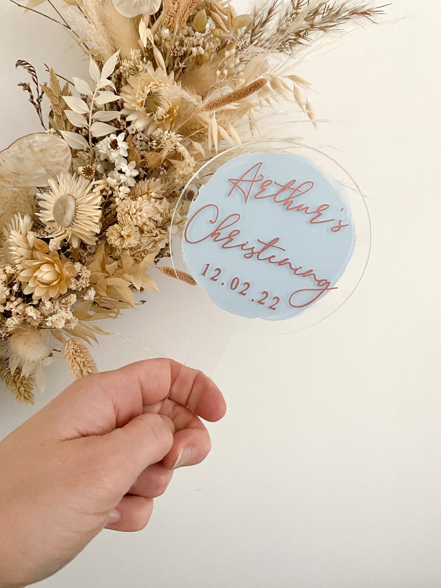 Baptism cake topper, christening cake topper, personalised christening baptism cake topper, special date, date, statement cake topper, acrylic cake topper, acrylic christening cake topper,