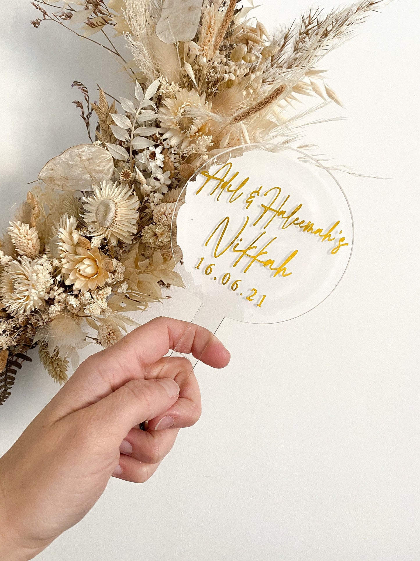 Nikkah cake topper , nikkah acrylic cake topper, personalised cake topper , nikkah wedding cake topper , special date , acrylic cake topper