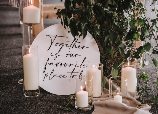 Together is our favourite place to be , acrylic welcome sign, white acrylic welcome wedding sign , statement wedding signage, acrylic wedding signage 