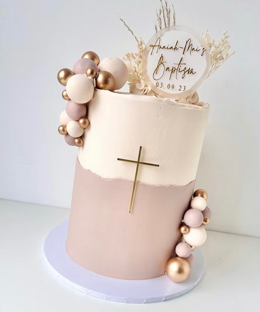Baptism cake topper, christening cake topper, personalised christening baptism cake topper, special date, date, statement cake topper, acrylic cake topper, acrylic christening cake topper,