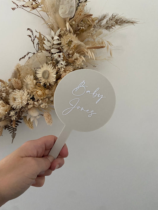 Baby shower cake topper, acrylic cake topper , baby shower