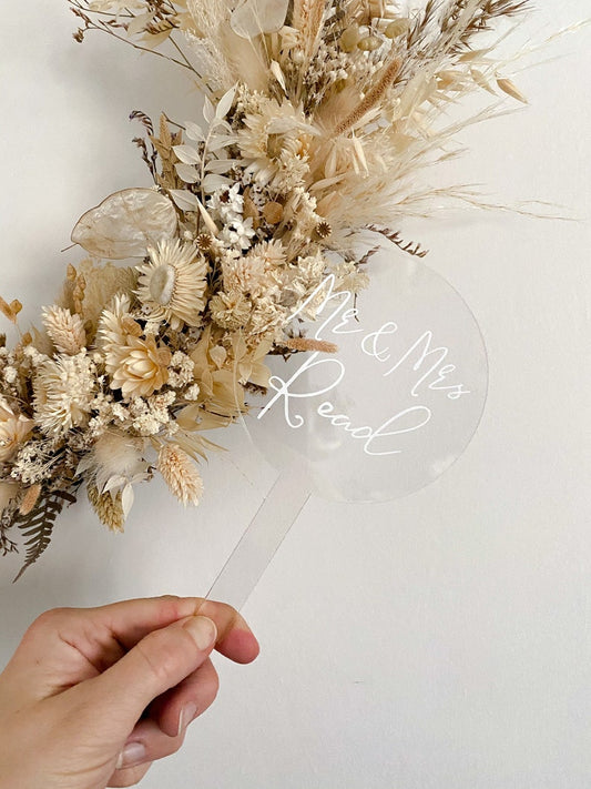 Wedding cake topper, personalised wedding cake topper, mr and mrs cake topper, mr and mrs cake topper with surname and wedding date